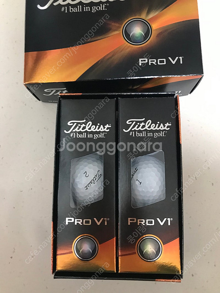 타이틀리스트 pro v1 골프공 6구(택포)--0