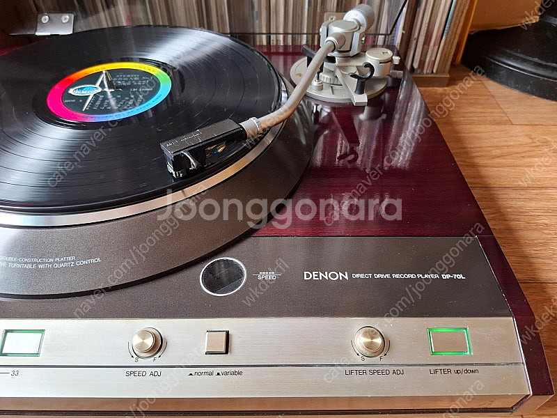 데논명기턴테이블 데논DP~70L--5