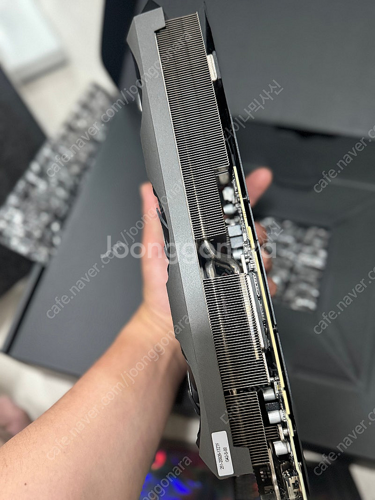 조탁 rtx3070ti 트리니티 그래픽카드 풀박스--4