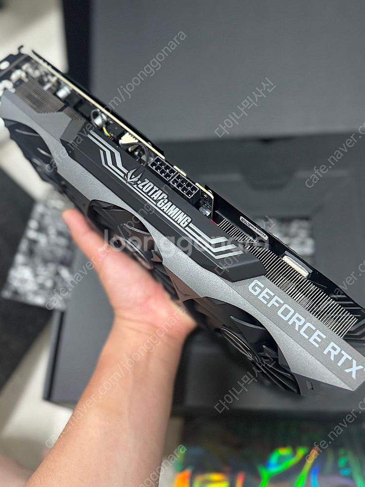조탁 rtx3070ti 트리니티 그래픽카드 풀박스--7