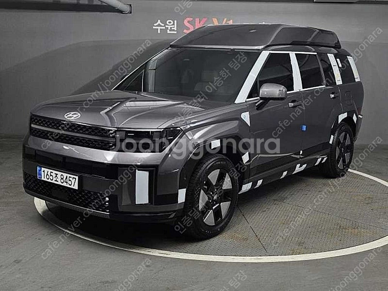 244 km 싼타페 중고 하이브리드 MX5 1.6T 2WD 캘리그래피 중고차리스 회색--7