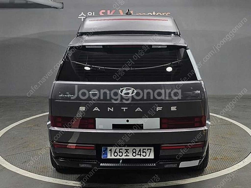 244 km 싼타페 중고 하이브리드 MX5 1.6T 2WD 캘리그래피 중고차리스 회색--8