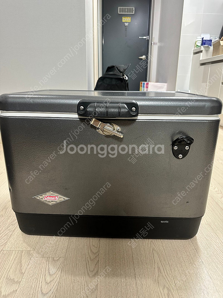 콜맨 스틸 벨트 쿨러 / 쿨러받침 포함--1