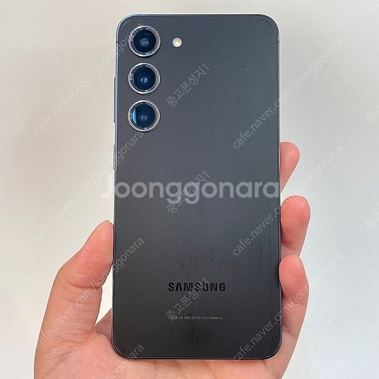 02981(울산중고폰) 갤럭시S23 블랙 256GB 판...--0