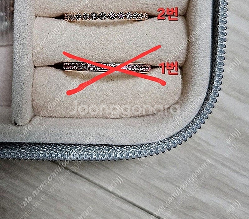 보스크 14k 천연사파이어반지(핑크) 11호 로즈골드--0