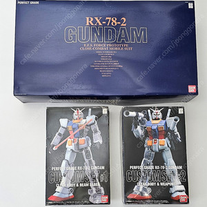 반다이 1/60 PG 퍼스트 건담 RX-78-2 & 한정판 클리어 바디,무기 세트
