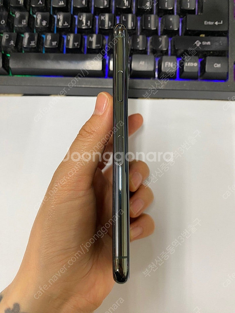 198100 아이폰11프로 그린 외관깔끔 64GB 무잔...--5