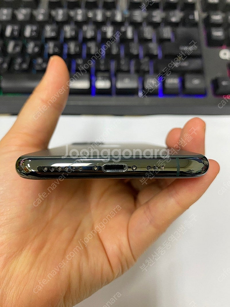 198100 아이폰11프로 그린 외관깔끔 64GB 무잔...--6