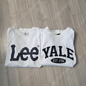 Lee, Yale 반팔 티셔츠 55~66 일괄 초등고학년도 좋아요