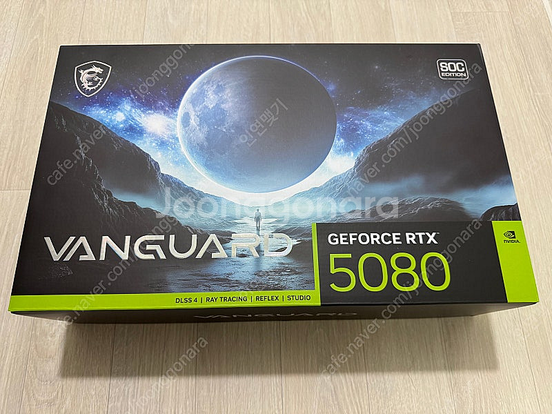 급처 MSI RTX 5080 VANGUARD 미개봉 팝...--0