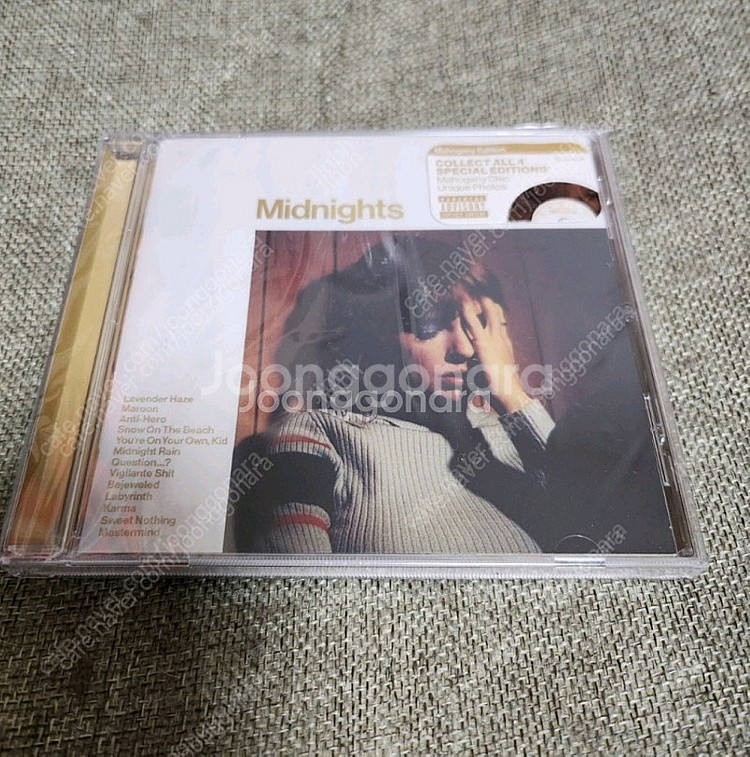 테일러 스위프트 앨범 cd(1989, 미드나잇)--1