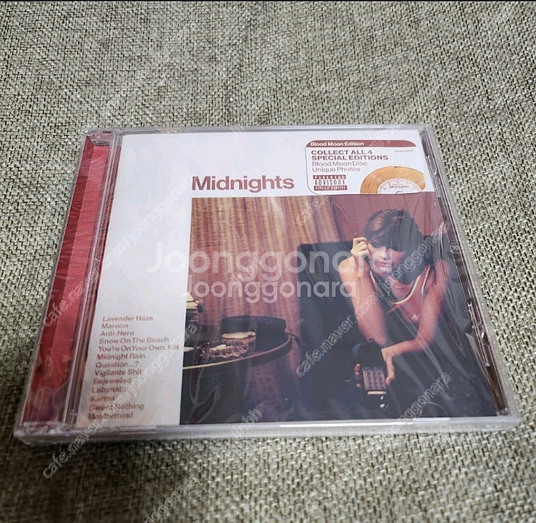 테일러 스위프트 앨범 cd(1989, 미드나잇)--2