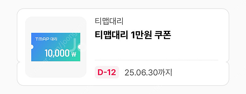 티맵대리 1만원 쿠폰--0