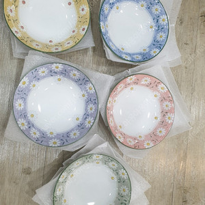 (미개봉새상품) 일본산 들국화 찬기5pc / 반찬그릇