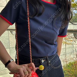 라밤바룸 이브 티셔츠 (아이보리,네이비)배송전양도해요!