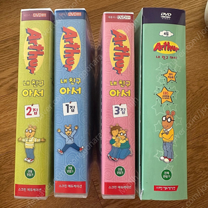 내친구아서 영어 dvd 1-4집(총 36장)