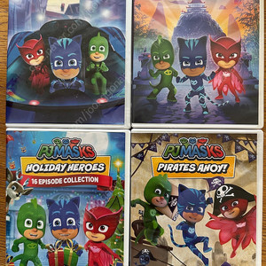 PJ Masks DVD 모음/파자마삼총사 영어 dvd 1-2집+개별구입 4개