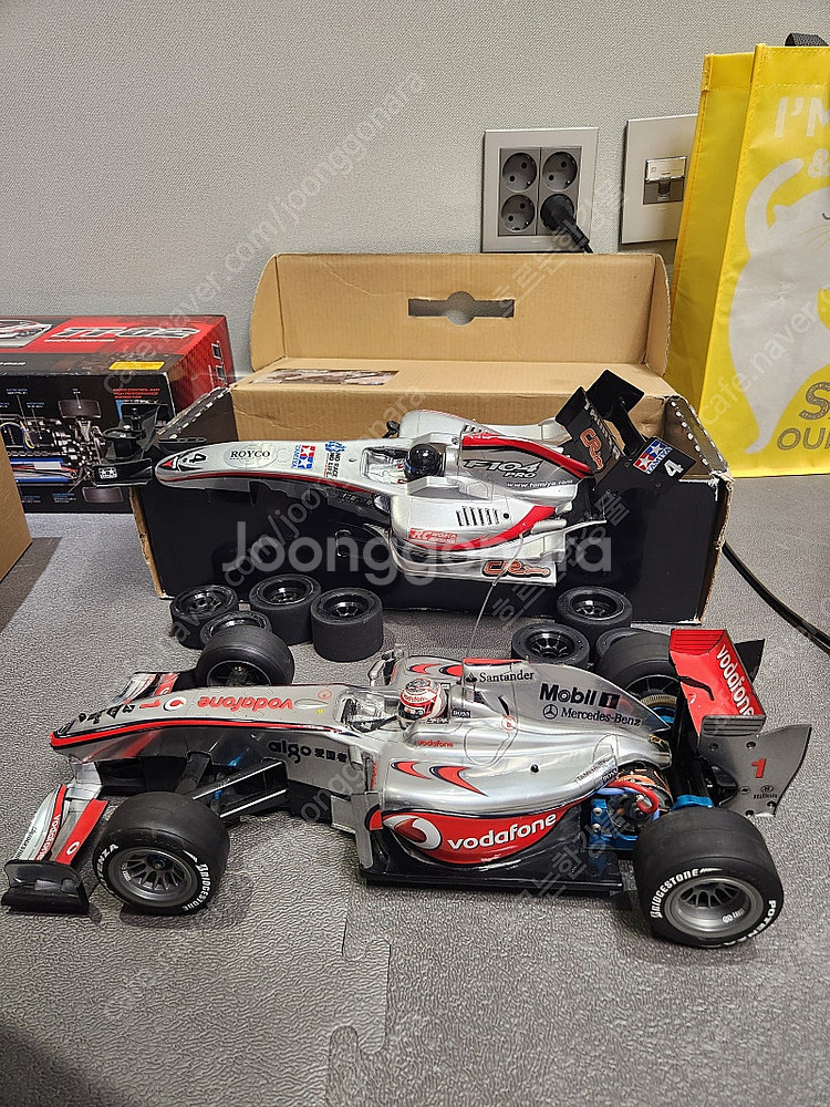 타미야 TT01, F104pro 1:10 RC카 2대--9