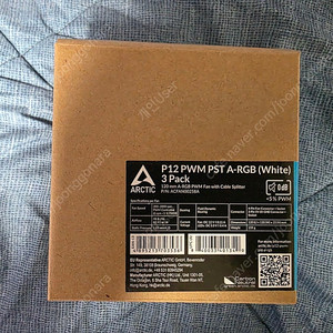 Arctic P12 PWM PST A-RGB White 3팩 팝니다.