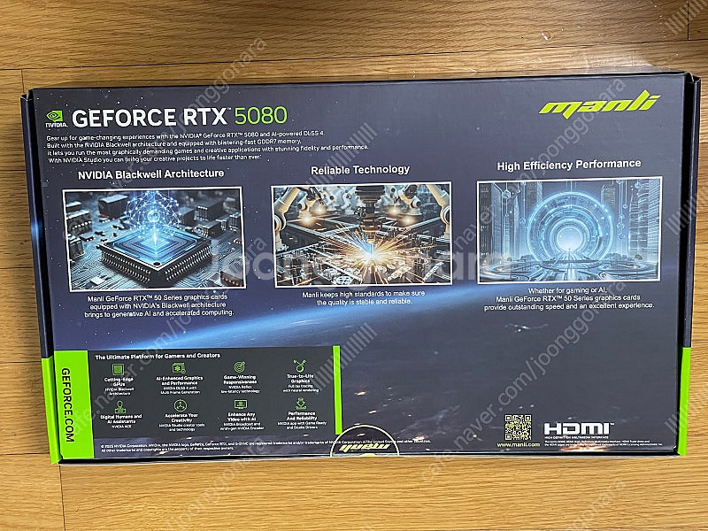 미개봉 새제품 만리 MANLI 지포스 RTX 5080 ...--1