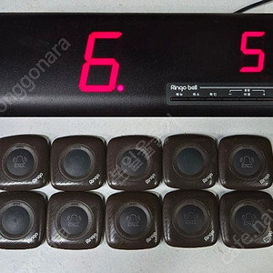 링고벨제품 무선호출벨 팝니다 GSR-2 1대 방수벨 GST-200N 10개 2주사용