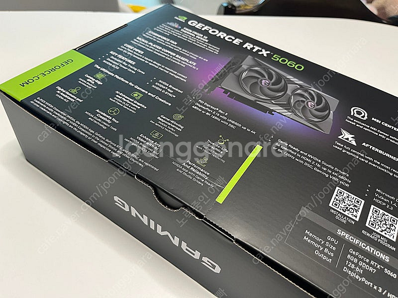 MSI 트윈프로저 RTX 5060 그래픽카드 새상품--2