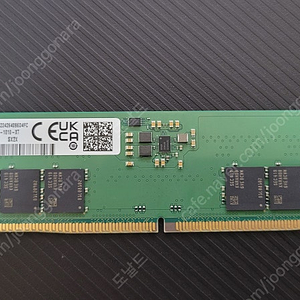 삼성 메모리 DDR5 PC5 44800 16G 데스크탑 용 5600 미사용