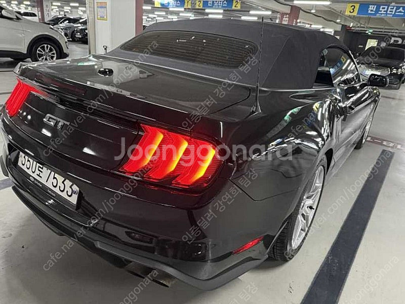 중고차 포드 머스탱 컨버터블 GT 중고차 검정색 202...--4