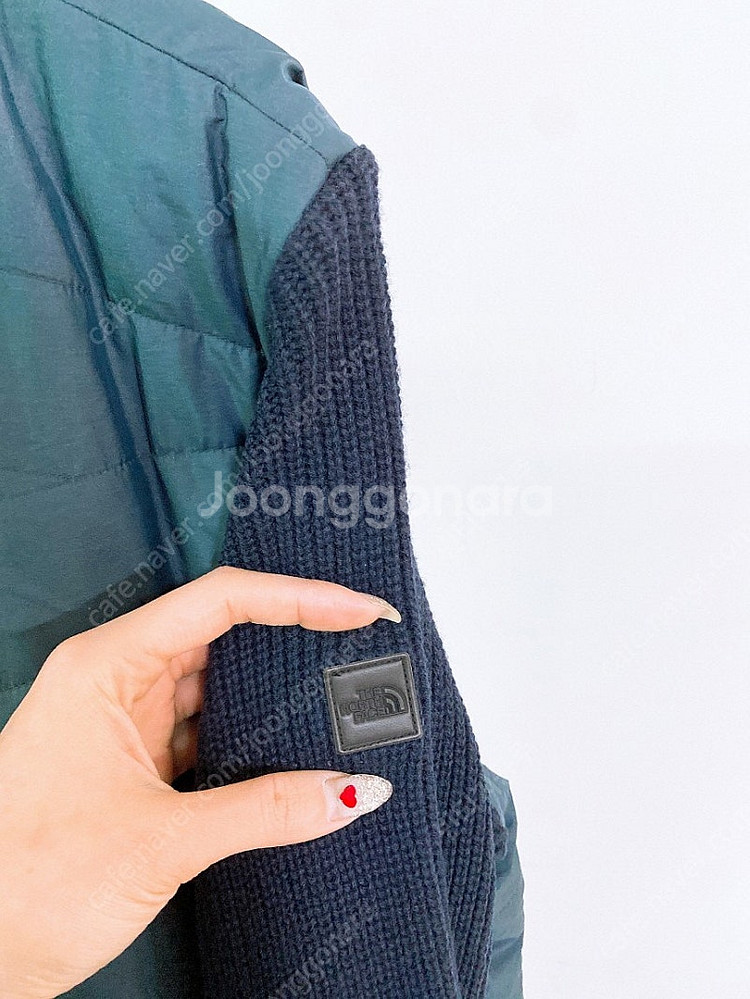 (정품)노스페이스니트배색패딩점퍼(남성용105)--2