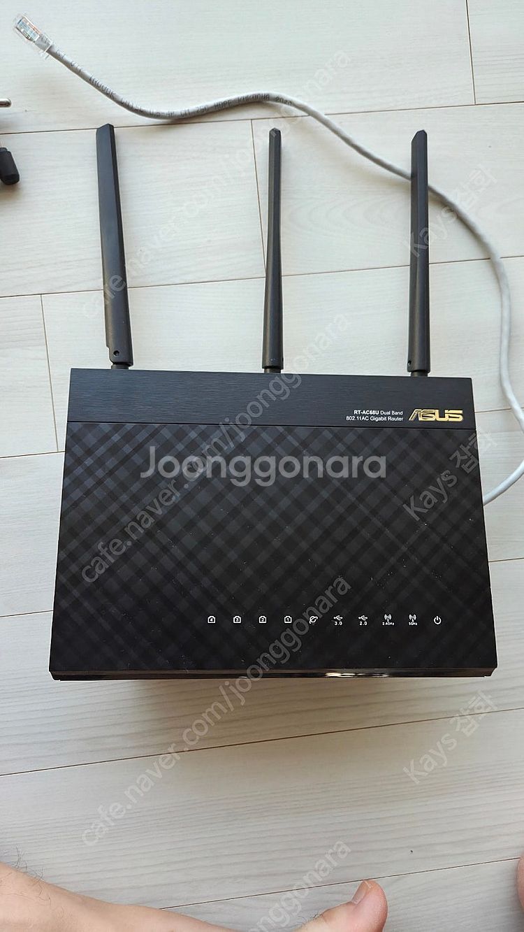ASUS RT-AC68U 유무선 공유기 (택포3만)--0