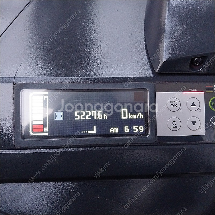 니찌유 중고 전동지게차 1.5톤 3단4500MM 싸이드...--3