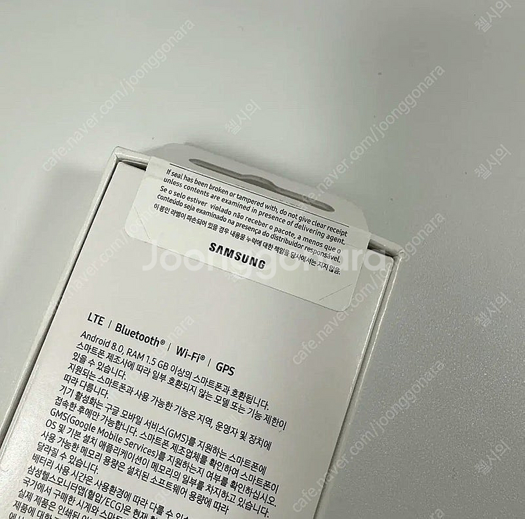 갤럭시워치5 40MM 미개봉 새상품 블랙--2
