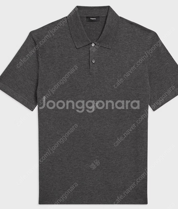 띠어리 고리스 반팔 그레이 M 새상품--0