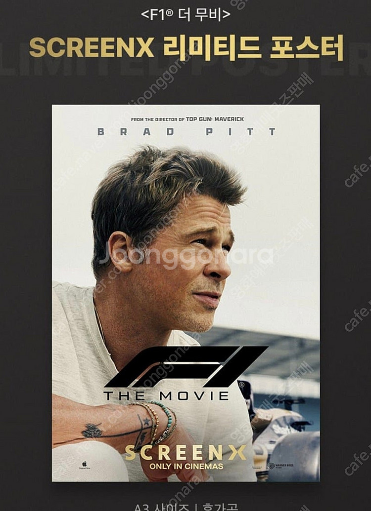F1 더무비 특별관 포스터스터 아이맥스 4DX 스크린엑...--3