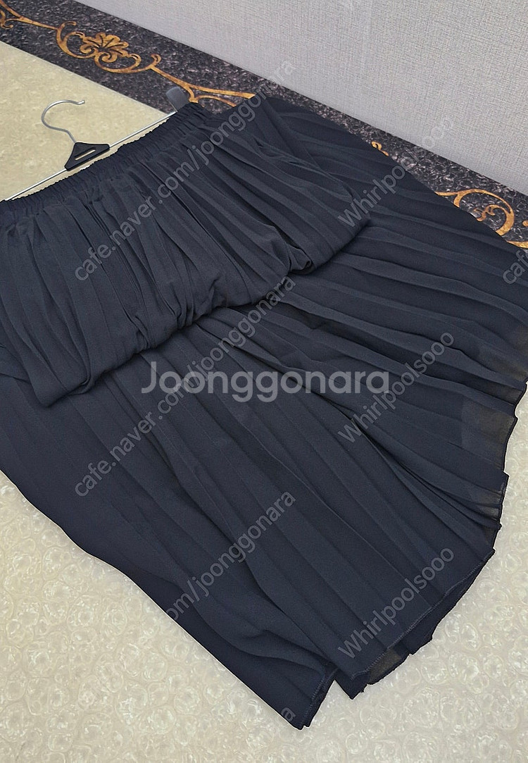 꼬르망 르꼬르망 제작완판 한정판 [밴딩와이드플리츠팬츠/...--1
