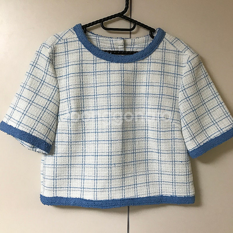 HELDER 트위드 반팔 블라우스 자켓 헬더 위아 보카바카 마론에디션 비뮤즈맨션 바이씨니 인스턴트펑크 엔오르 온앤온...--1