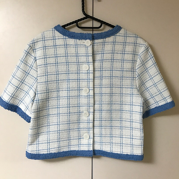 HELDER 트위드 반팔 블라우스 자켓 헬더 위아 보카바카 마론에디션 비뮤즈맨션 바이씨니 인스턴트펑크 엔오르 온앤온... 이미지