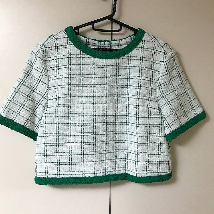 HELDER 트위드 반팔 블라우스 자켓 헬더 위아 보카바카 마론에디션 비뮤즈맨션 바이씨니 인스턴트펑크 엔오르 온앤온...--4