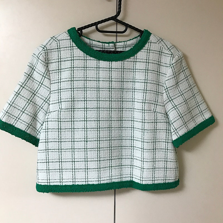 HELDER 트위드 반팔 블라우스 자켓 헬더 위아 보카바카 마론에디션 비뮤즈맨션 바이씨니 인스턴트펑크 엔오르 온앤온... 이미지