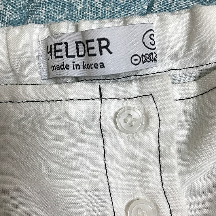HELDER 헬더 린넨 스퀘어넥 블라우스 놉 탑드레싱 ...--1