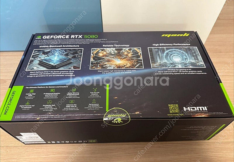 MANLI 만리 RTX 5080 NEBULA (3년 무...--1