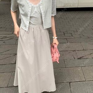 [미착용/새상품] 볼레로 가디건 민소매 나시 바스락롱원피스 여름셋업 투피스세트