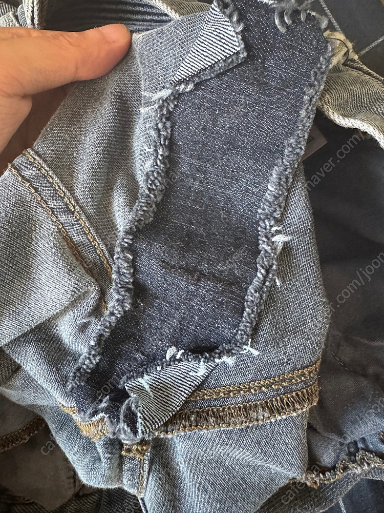 발망 스트레치 바이커 데님 팬츠 청바지 지퍼 플라이 W29 그레이 T551B701 이미지