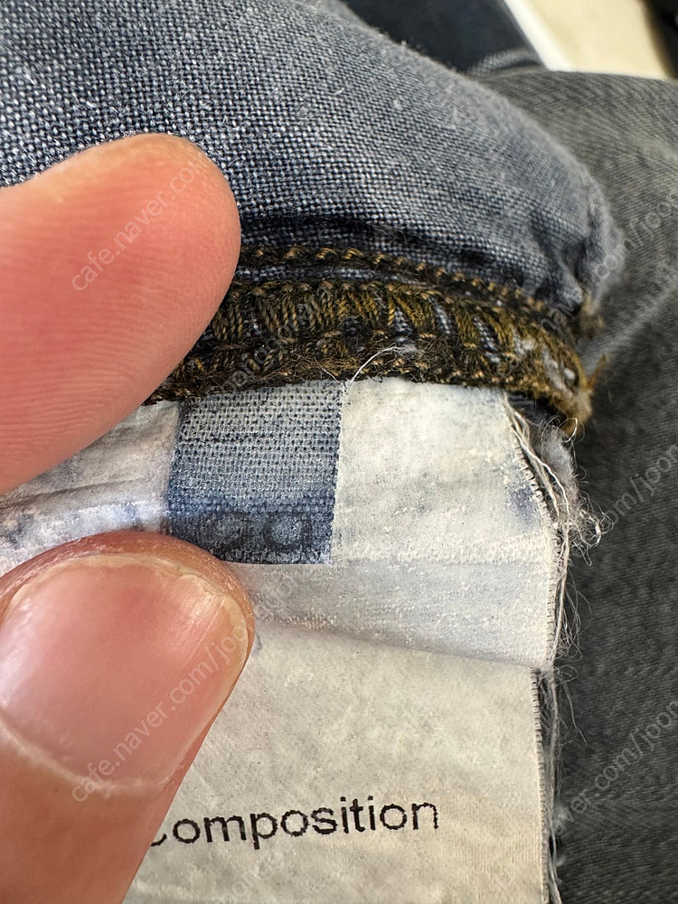 발망 스트레치 바이커 데님 팬츠 청바지 지퍼 플라이 W29 그레이 T551B701 이미지