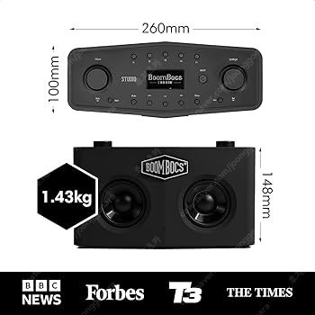 Boombocs London Studio 레트로 블루투...--3