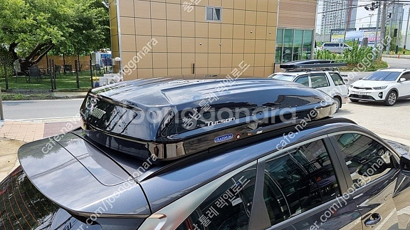 올뉴 더뉴 투싼 NX4 밀착형 일체형 루프박스 팝니다!...--0