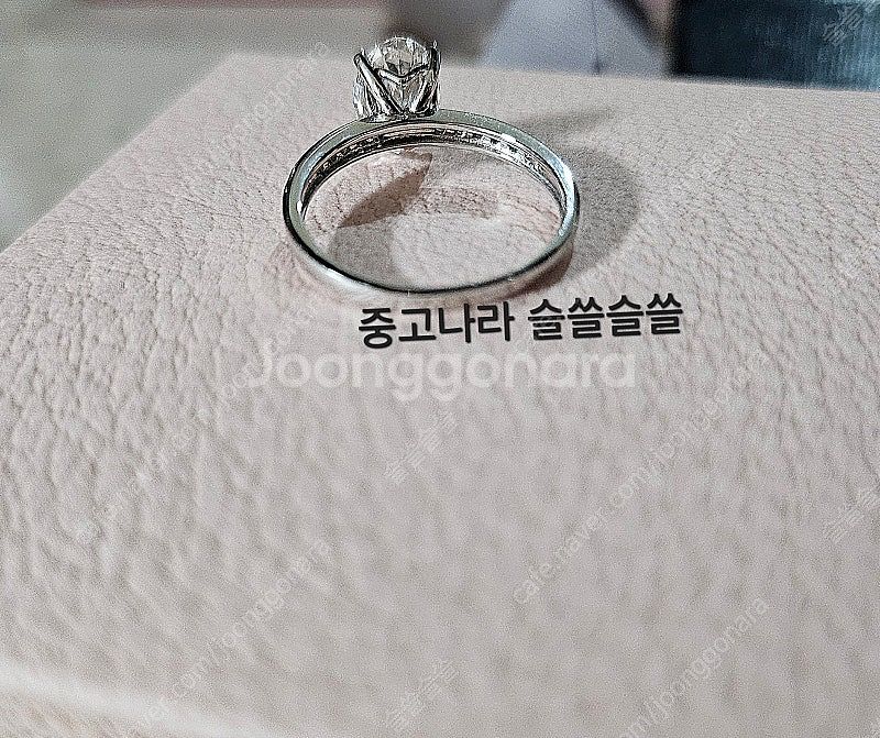 18k IGI 랩다이아몬드 1.8캐럿 오벌컷반지--3