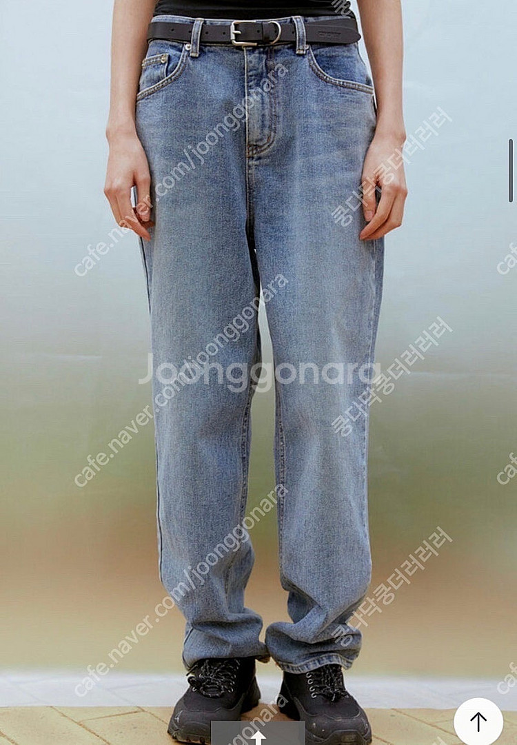13month 중청 와이드 팬츠 청바지 Denim Pa...--3