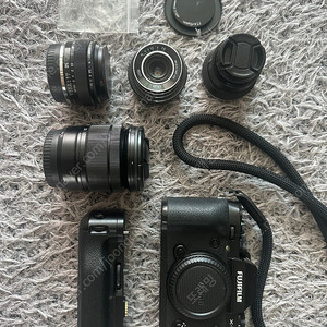 후지필름 X-T1 + 세로그립 + 렌즈 4개
