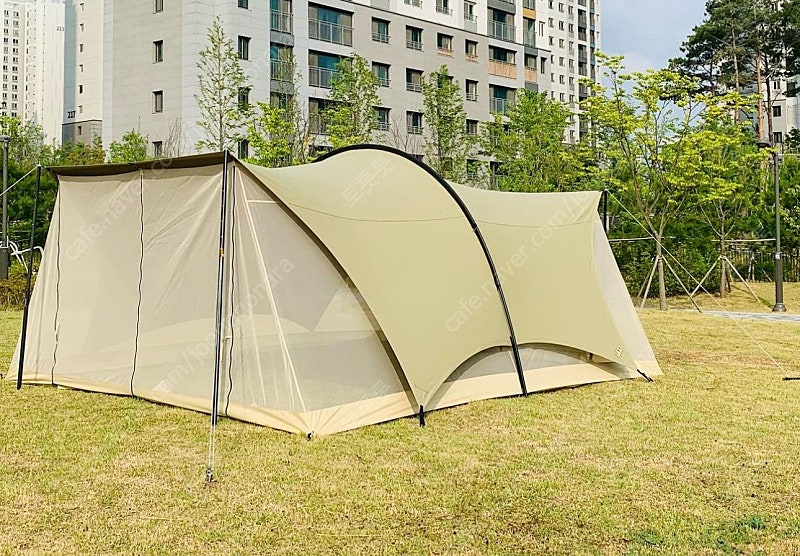 유나캠핑 왕윈드서클 하비타프 메쉬스크린 화이트샌드 이미지